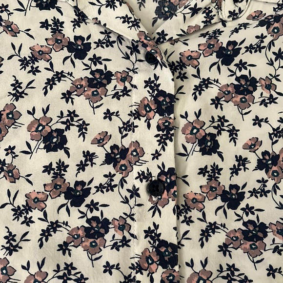 Vans Floral Button Down T-Shirt - Picture 2 of 2